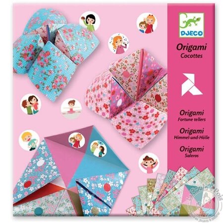 Origami - Cocottes a gages fleurs - Niv 2