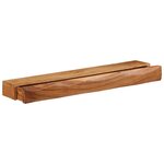 vidaXL Étagères murales 2 Pièces 80x17x8 cm bois massif d'acacia