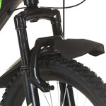 vidaXL Vélo de montagne 21 vitesses Roues de 26 pouces 42 cm Noir