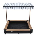 AXI Lily Bac a sable avec toit Anthracite Marron