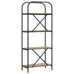 vidaXL Étagère chêne artisanal 60 x 30 x 146 cm Bois d'ingénierie