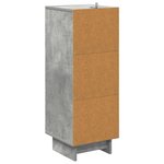 vidaXL Armoire à tiroirs Gris béton 33 x 34 5 x 90 cm