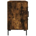vidaXL Buffet chêne fumé 100x36x60 cm bois d'ingénierie