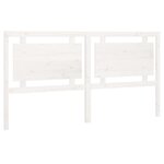 vidaXL Tête de lit Blanc 185 5x4x100 cm Bois massif de pin
