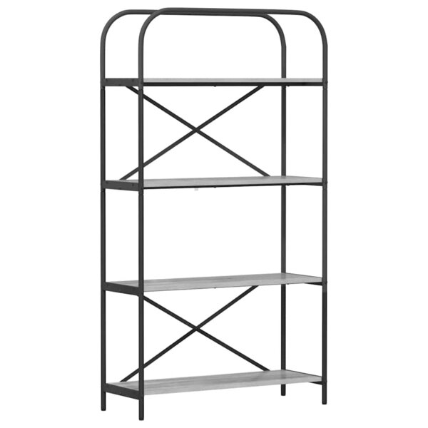 vidaXL Étagère Sonoma gris 80 x 30 x 146 cm Bois d'ingénierie
