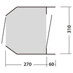 Easy camp tente "shamrock" gris