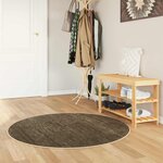 vidaXL Coureur de Tapis MARSA Vert forêt 120 x 120 cm Polyester et PVC