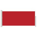 vidaXL Auvent latéral rétractable 140 x 300 cm Rouge