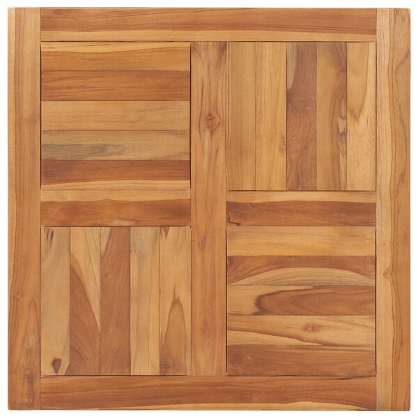 vidaXL Dessus de table Bois de teck solide 70x70x2 5 cm