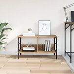 vidaXL Étagère Chêne artisanal 82 x 32 x 47 cm Bois d'ingénierie