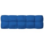 Vidaxl coussins de canapé palette 7 pièces bleu royal