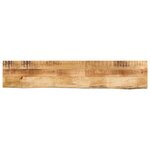 vidaXL Dessus de table 160x20x3 8cm bord vif bois massif manguier brut