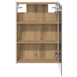 vidaXL Armoire Miroir de Salle de Bain Chêne artisan