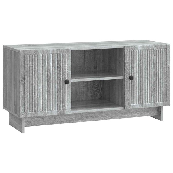 vidaXL Meuble TV 102 x 34 5 x 50 cm Sonoma gris Bois d'ingénierie