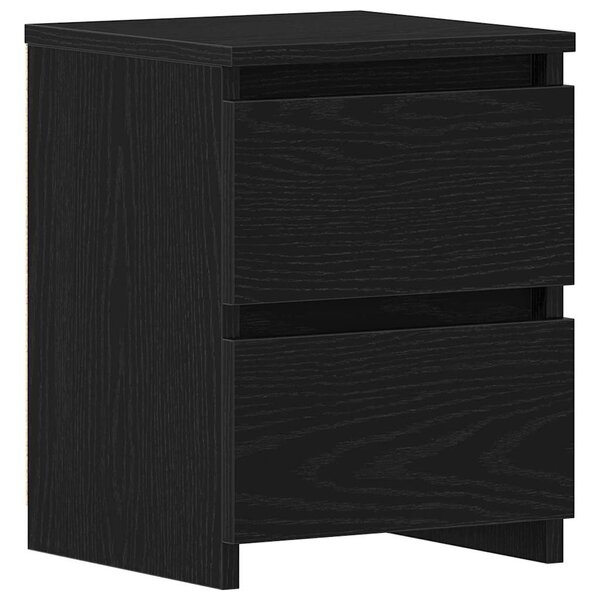 vidaXL Cabinet de chevet Chêne noir 30 x 30 x 40 cm Bois d'ingénierie