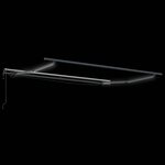 vidaXL Auvent avec Anthracite 3 5 x 2 5 m Métal