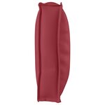 vidaXL Coussin pour assise / dossier de palette avec oreiller Bordeaux