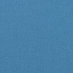 vidaXL Coussins de chaise à dossier haut lot de 2 bleu mélangé tissu