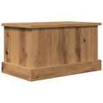 vidaXL Boîtes de rangement chêne artisanal 30x50x28 cm bois ingénierie