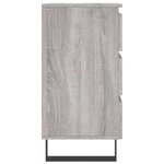 vidaXL Tables de chevet 2 Pièces sonoma gris 40x35x69 cm bois ingénierie