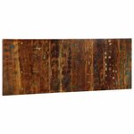 vidaXL Tête de lit multicolore 140 cm bois massif récupération
