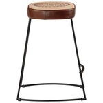 vidaXL Tabourets de bar lot de 2 marron foncé 40x29 5x53 cm