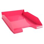 Corbeille À Courrier Combo Midi Iderama - Framboise Brillant - X 6 - Exacompta
