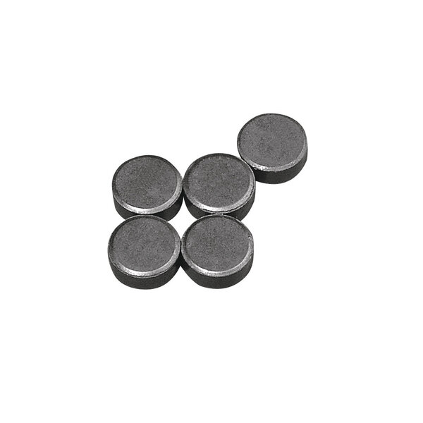 Aimant  13 mm ø  épaisseur 5 mm  5 pces