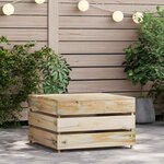 vidaXL Table palette de jardin Bois de pin imprégné