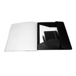 Trieur en Polypro 8 compartiments 3 rabats Noir EXACOMPTA