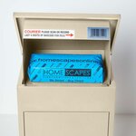 Boîte à colis moyenne 1 porte Beige à accès frontal Acier galvanisé SMART PARCEL BOX®