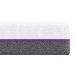 vidaXL Matelas Blanc  Gris 90 x 200 cm Mousse