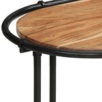 vidaXL Table console 110x42x76 cm bois massif d'acacia