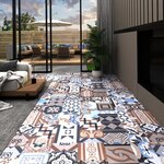 vidaXL Dalle de plancher autoadhésif PVC 5 11 m² motif mono