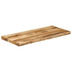 vidaXL Dessus de table bord vivant 80x40x3 8 cm bois de manguier brut