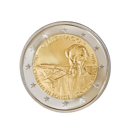 Pièce de monnaie 2 euro commémorative Monaco 2016 BE – Charles III