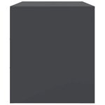 vidaXL Meuble TV anthracite 67x39x44 cm acier