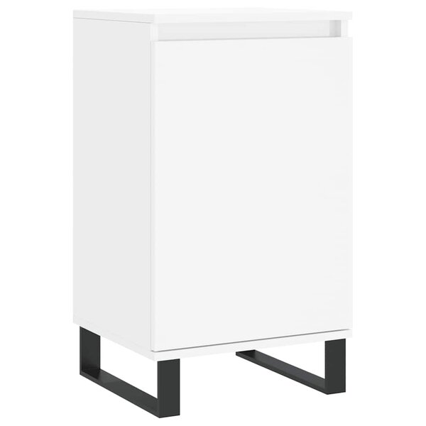 vidaXL Buffet blanc 40x35x70 cm bois d’ingénierie