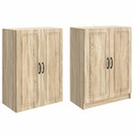 vidaXL Ensemble de Meubles 2 Pièces Chêne Sonoma Bois d'ingénierie