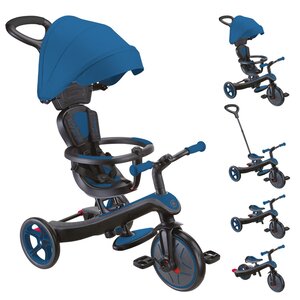 Globber 634-100 - Explorer Trottinette Trike 4 en 1