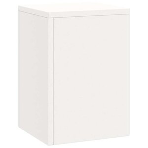 vidaXL Support de Plante 3 Pièces Blanc Acier