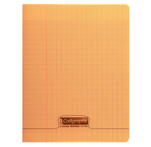 Cahier 8000 POLYPRO  170x220 mm  96 pages  orange CALLIGRAPHE