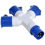 Proplus séparateur de prises industriel à 3 voies 16a