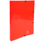 Classeur à élastiques 2 anneaux 15mm Iderama - A4, rouge EXACOMPTA