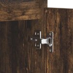 vidaXL Buffet avec tiroirs chêne fumé 100 5x35x98 5 cm bois ingénierie