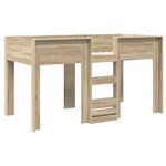vidaXL Lit Superposé pour Enfants Chêne Sonoma 90 x 200 cm