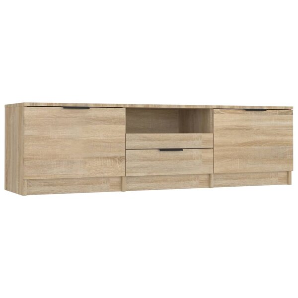 vidaXL Meuble TV Chêne Sonoma 140x35x40 cm Bois d'ingénierie