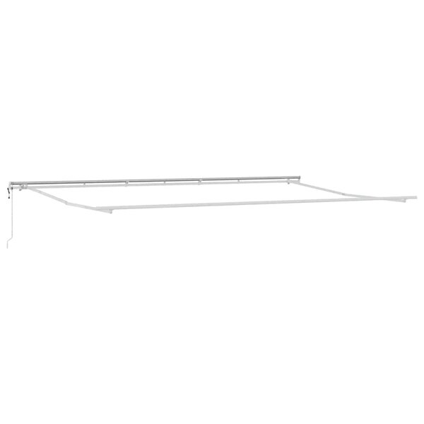 vidaXL Auvent Blanc 6 × 3 5 m Métal