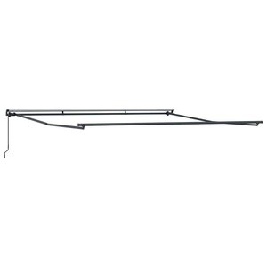 vidaXL Auvent Anthracite 4 5 × 3 5 m Métal