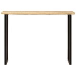 vidaXL Table console à live edge 105x33x76 cm bois de manguier massif